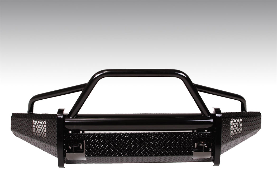 Fab Fours FF15-K3252-1 Black Steel Front Bumper - Truck Part Superstore