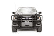 Fab Fours FF15-N3270-1 Winch Mount; 2 Stage Black Powder Coated; w/Full Grill Guard; - Truck Part Superstore