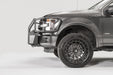 Fab Fours FF15-N3270-1 Winch Mount; 2 Stage Black Powder Coated; w/Full Grill Guard; - Truck Part Superstore