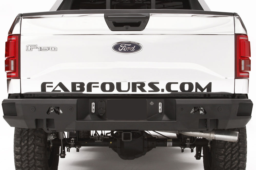 Fab Fours FF15-W3251-B Premium Rear Bumper; Uncoated/Paintable; w/Sensors; [AWSL]; - Truck Part Superstore