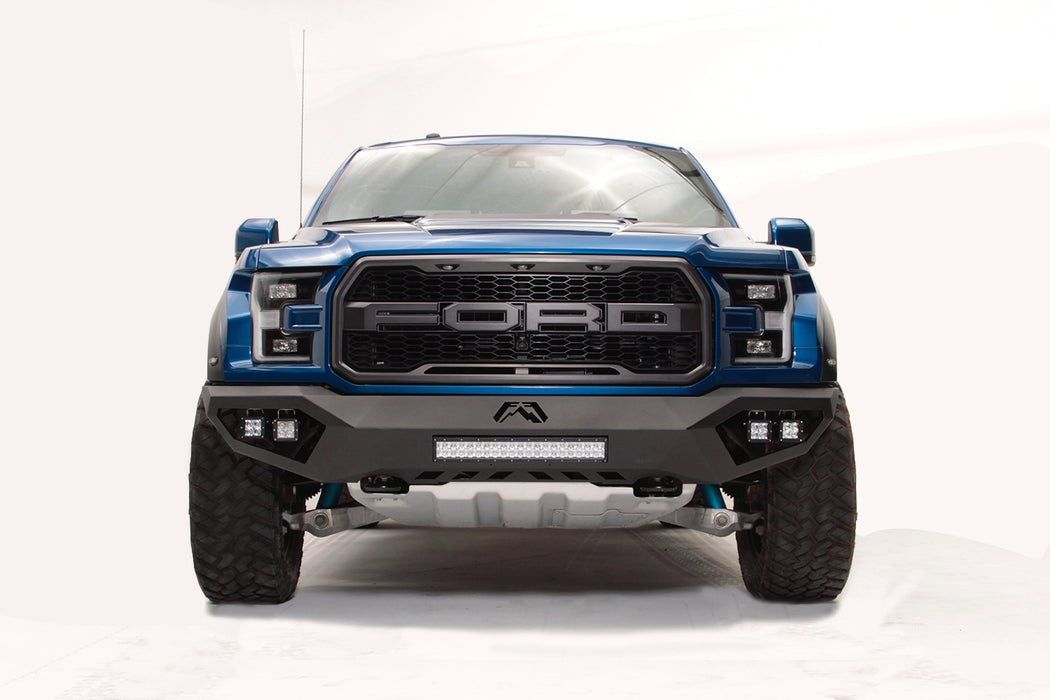 Fab Fours FF17-D4351-B Vengeance Front Bumper; Uncoated/Paintable; [AWSL]; - Truck Part Superstore
