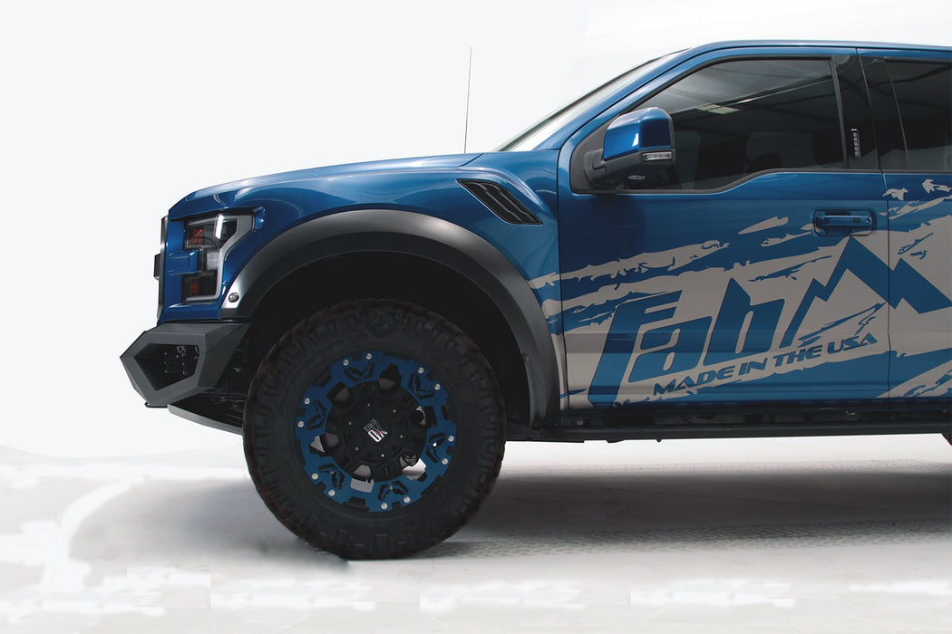 Fab Fours FF17-D4351-B Vengeance Front Bumper; Uncoated/Paintable; [AWSL]; - Truck Part Superstore