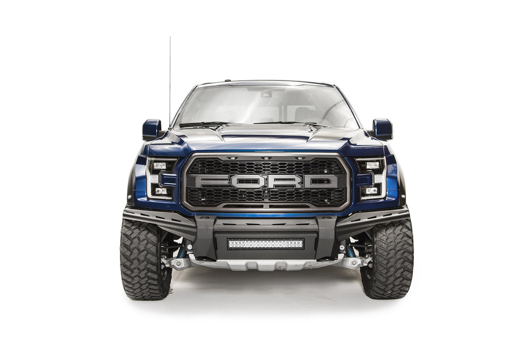 Fab Fours FF17-D4371-B Aero Front Bumper; Uncoated/Paintable; w/o Guard; [AWSL]; - Truck Part Superstore