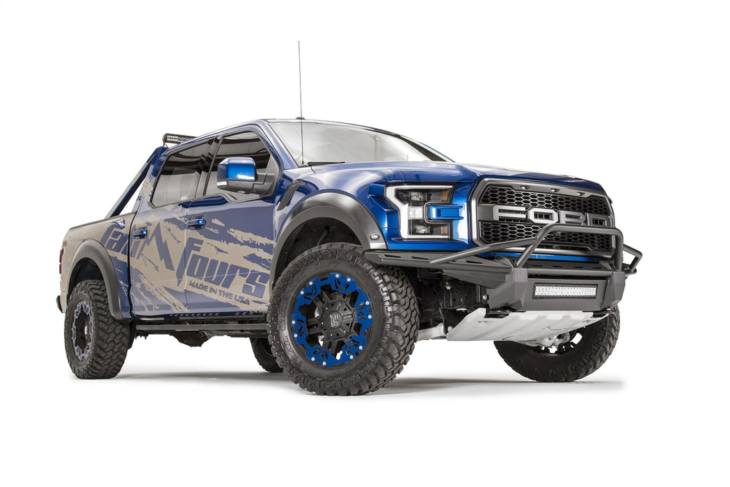 Fab Fours FF17-D4372-B Aero Front Bumper; Uncoated/Paintable; w/Pre-Runner Guard; [AWSL]; - Truck Part Superstore