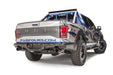 Fab Fours FF17-E4371-1 Aero Rear Bumper; 2 Stage Black Powder Coated; - Truck Part Superstore
