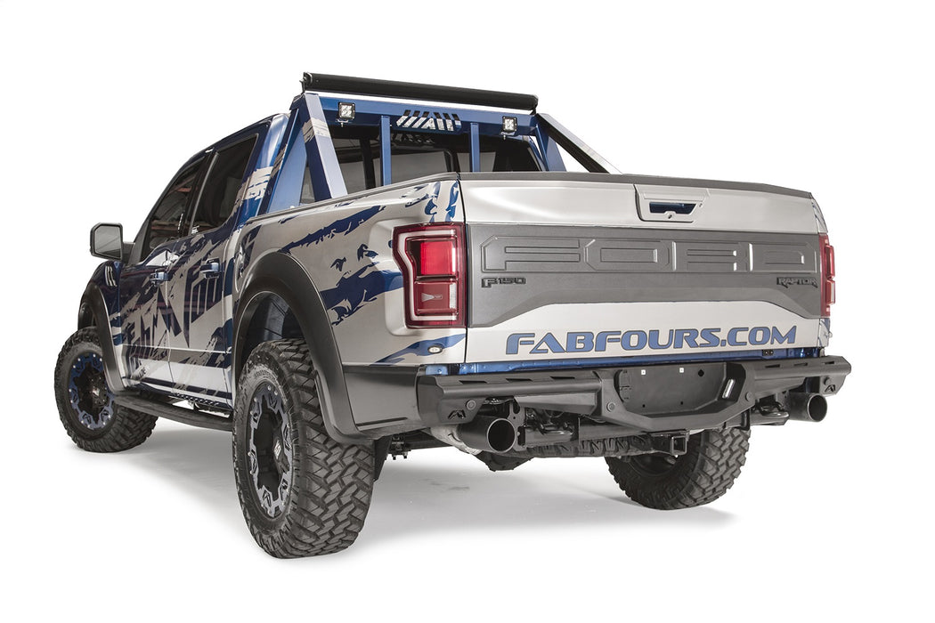 Fab Fours FF17-E4371-B Aero Rear Bumper; Uncoated/Paintable; [AWSL]; - Truck Part Superstore