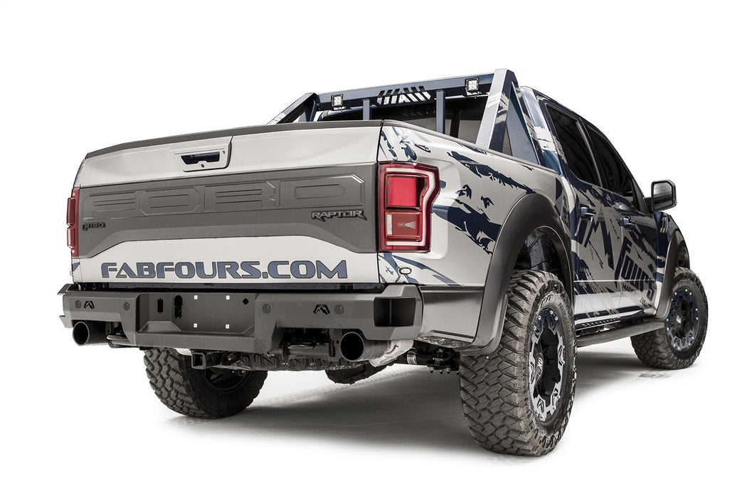 Fab Fours FF17-W4351-B Premium Rear Sensor Bumper; Uncoated/Paintable; [AWSL]; - Truck Part Superstore