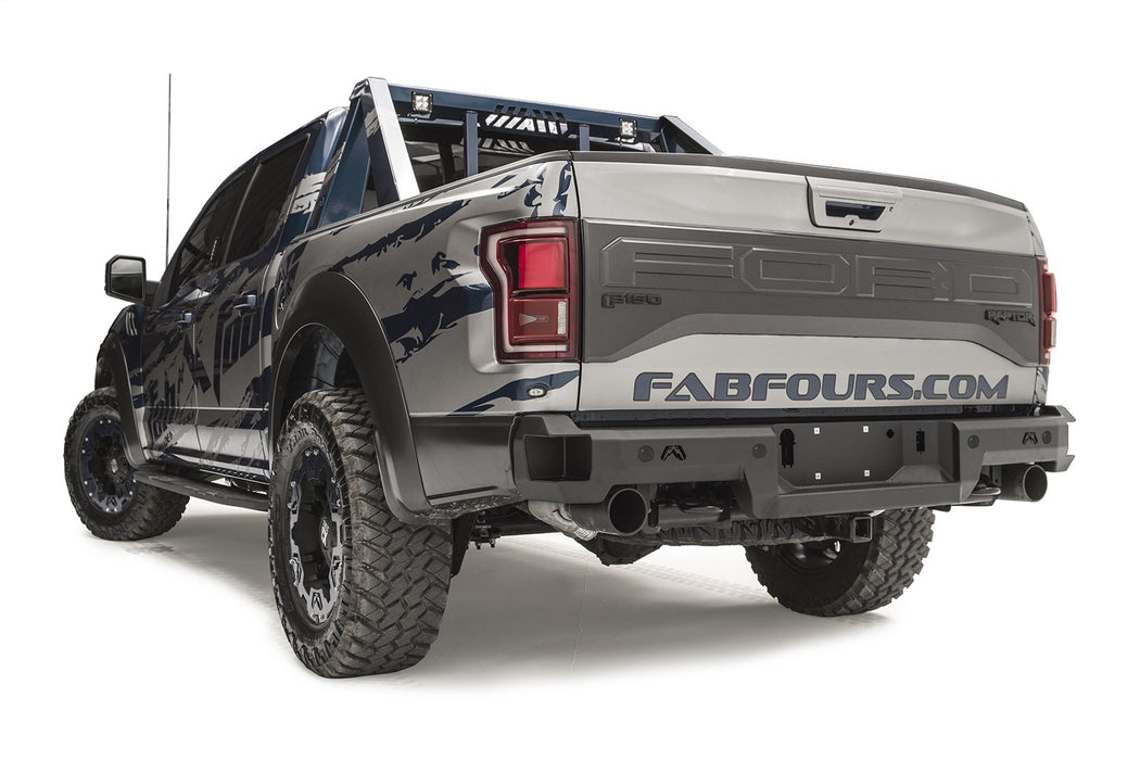 Fab Fours FF17-W4351-B Premium Rear Sensor Bumper; Uncoated/Paintable; [AWSL]; - Truck Part Superstore