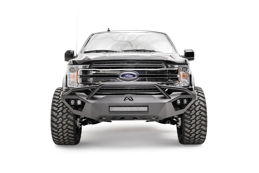 Fab Fours FF18-D4552-B Vengeance Front Bumper; Uncoated/Paintable; w/Pre-Runner Guard; [AWSL]; - Truck Part Superstore