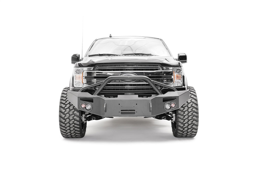 Fab Fours FF18-H4552-1 Premium Winch Front Bumper; w/Pre-Runner Guard; - Truck Part Superstore