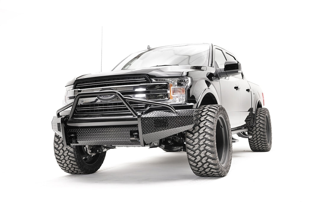 Fab Fours FF18-K4562-1 Black Steel Front Bumper; 2 Stage Black Powder Coated; Pre-Runner; - Truck Part Superstore