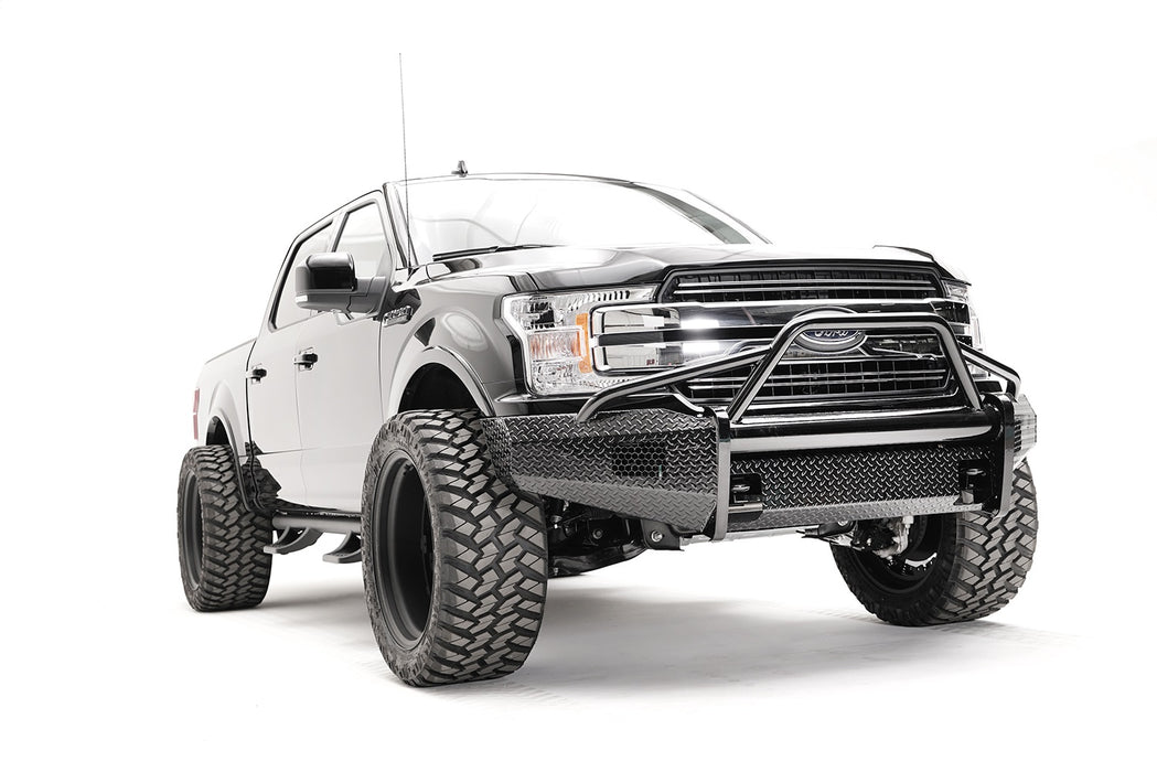 Fab Fours FF18-K4562-1 Black Steel Front Bumper; 2 Stage Black Powder Coated; Pre-Runner; - Truck Part Superstore