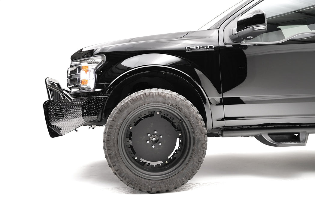 Fab Fours FF18-K4562-1 Black Steel Front Bumper; 2 Stage Black Powder Coated; Pre-Runner; - Truck Part Superstore