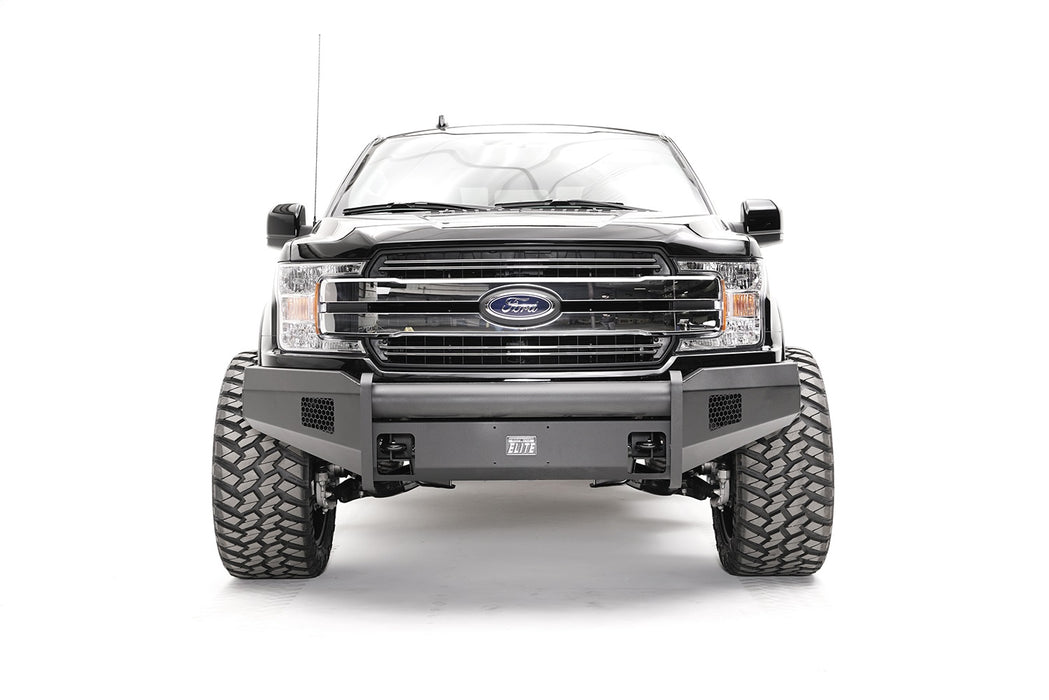 Fab Fours FF18-R4561-1 Elite Front Bumper; 2 Stage Black Powder Coated; w/o Guard; - Truck Part Superstore