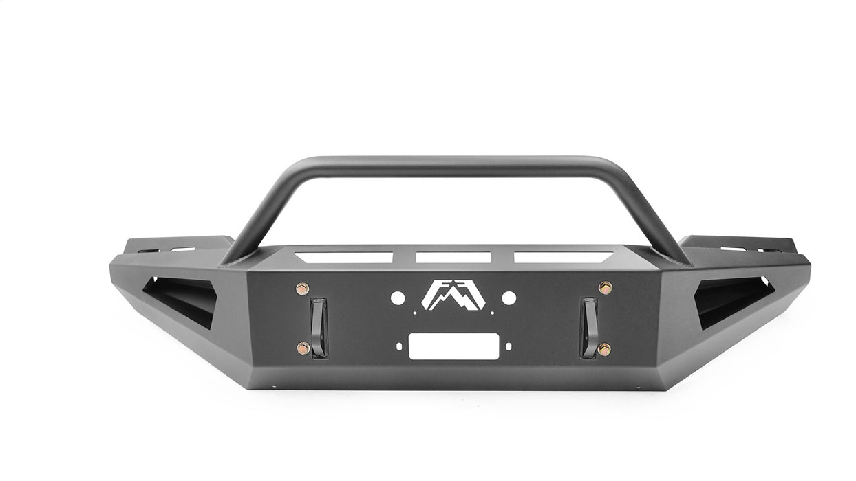 Fab Fours FF18-RS4562-1 Red Steel Front Bumper; w/Pre-Runner Guard; - Truck Part Superstore