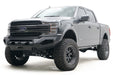 Fab Fours FF18-X4551-B Matrix Front Bumper; w/No Guard; 7/8 In. D-Ring Mounts; Bare Steel; - Truck Part Superstore
