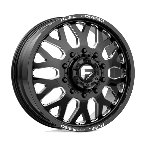 Fuel Mono DE192282A9 D19 22X8.25 10X225 GL-BLK-MIL 105MM - Truck Part Superstore
