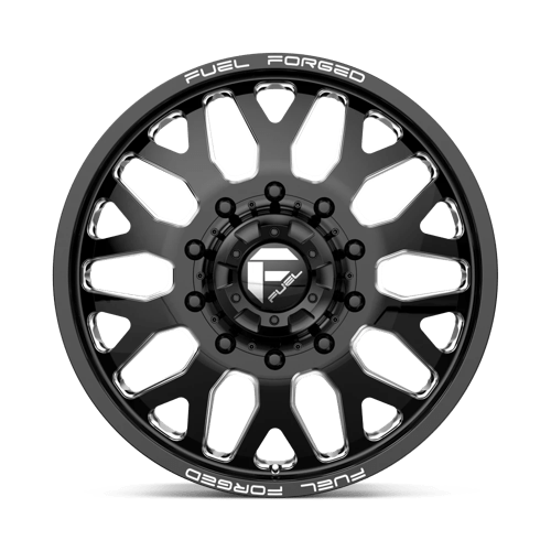 Fuel Mono DE192282A9 D19 22X8.25 10X225 GL-BLK-MIL 105MM - Truck Part Superstore