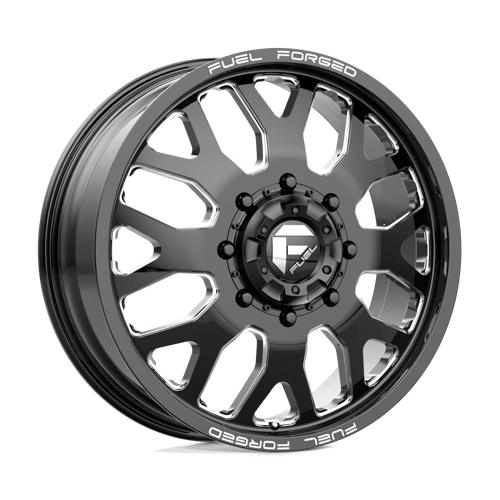 Fuel Mono DE1920001845 D19 20X10 8X180 GL-BLK-MIL -24MM - Truck Part Superstore