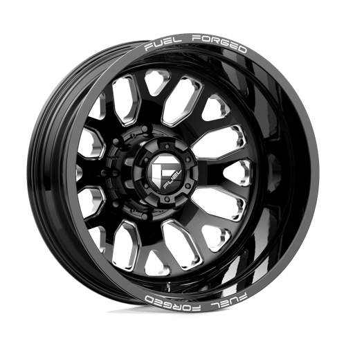 Fuel Mono DE1922829235 D19 22X8.25 8X200 GL-BLK-MIL -202MM - Truck Part Superstore