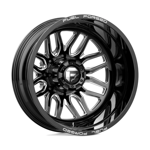 Fuel Mono DE6622829235 D66 22X8.25 8X200 MT-BLK-MIL -202MM - Truck Part Superstore