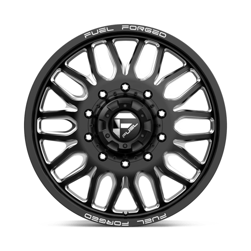 Fuel Mono DE662282A9 D66 22X8.25 10X225 MT-BLK-MIL 105MM - Truck Part Superstore