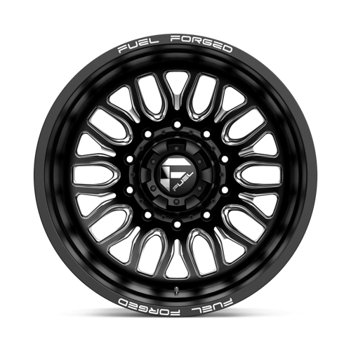 Fuel Mono DE662282A935 D66 22X8.25 10X225 MT-BLK-MIL -202MM - Truck Part Superstore