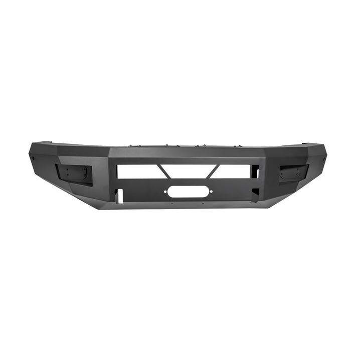 TrailFX FHDB005TI 1 Pc Direct Fit W/O Grille Guard W/WIn Mnt W/D-Ring Black Titn Pwdr Ctd Steel - Truck Part Superstore