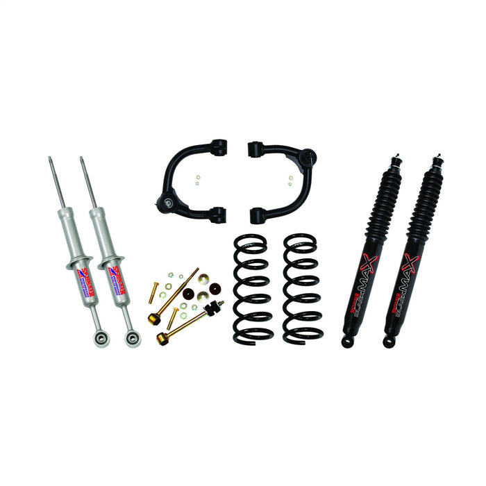 Skyjacker FJ730STUB 3in. Upper A-Arm; Performance Strut; Rear Coils/Black MAX Shocks - Truck Part Superstore