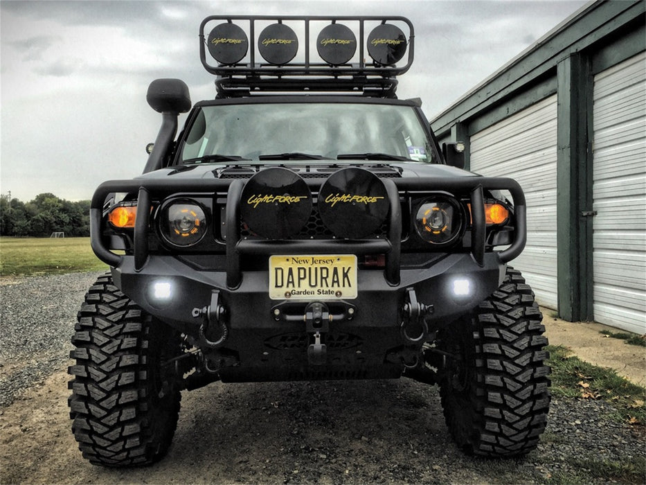 Road Armor FJ801B Stealth Winch Front Bumper; Titan II Guard; Satin Black; - Truck Part Superstore