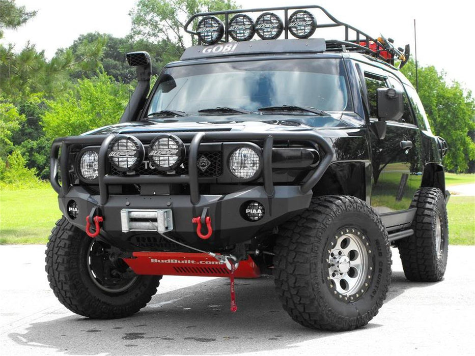 Road Armor FJ801B Stealth Winch Front Bumper; Titan II Guard; Satin Black; - Truck Part Superstore