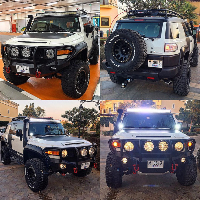 Road Armor FJ801B Stealth Winch Front Bumper; Titan II Guard; Satin Black; - Truck Part Superstore