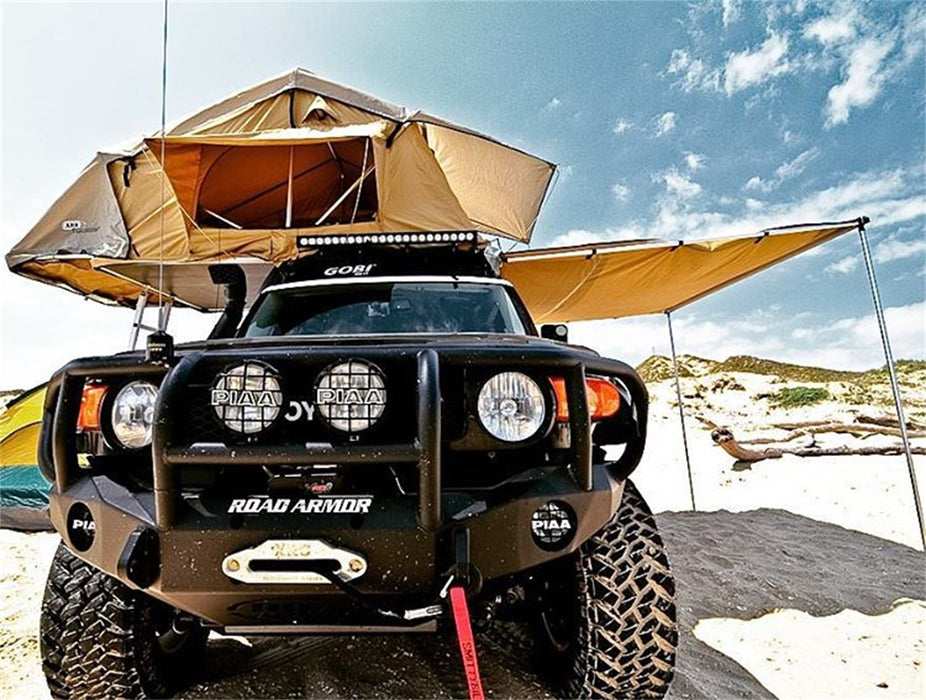 Road Armor FJ801B Stealth Winch Front Bumper; Titan II Guard; Satin Black; - Truck Part Superstore
