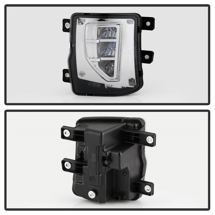 Spyder Auto 9043215 LED Fog Lights; w/Switch; Clear; - Truck Part Superstore