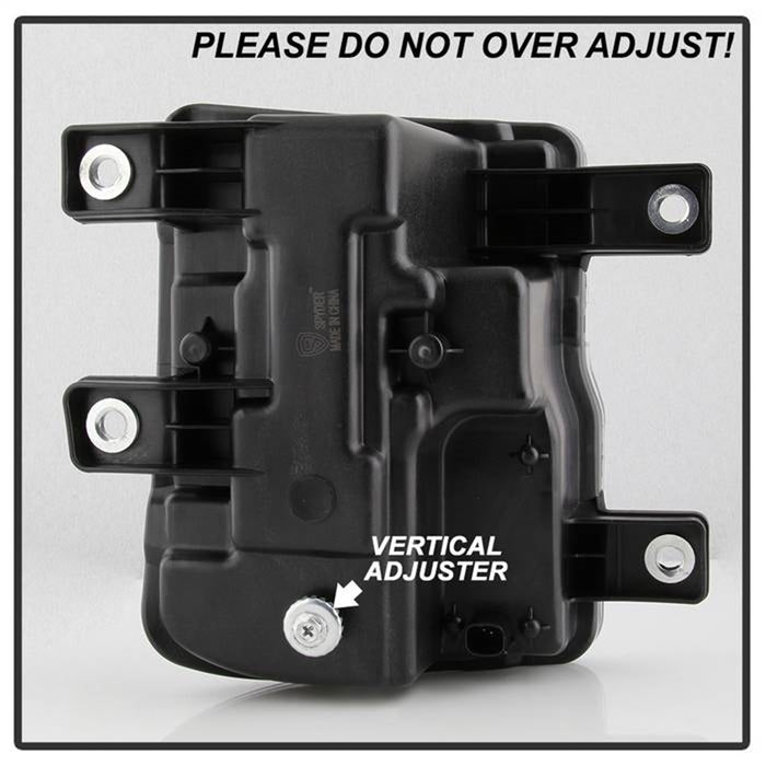 Spyder Auto 9043215 LED Fog Lights; w/Switch; Clear; - Truck Part Superstore