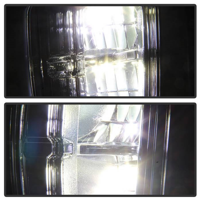 Spyder Auto 9043215 LED Fog Lights; w/Switch; Clear; - Truck Part Superstore