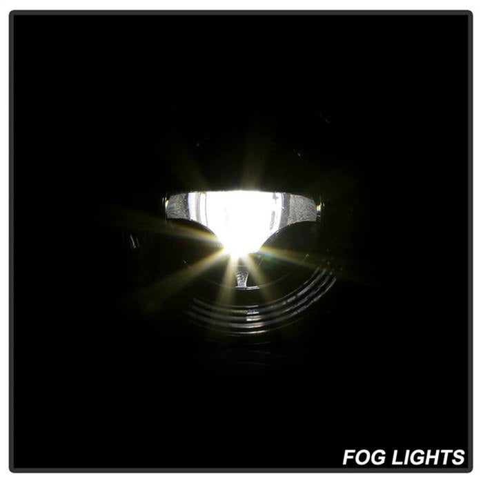 Spyder Auto 9043246 LED Fog Lights; w/o Switch; 6W/LED Supply By Osram; - Truck Part Superstore