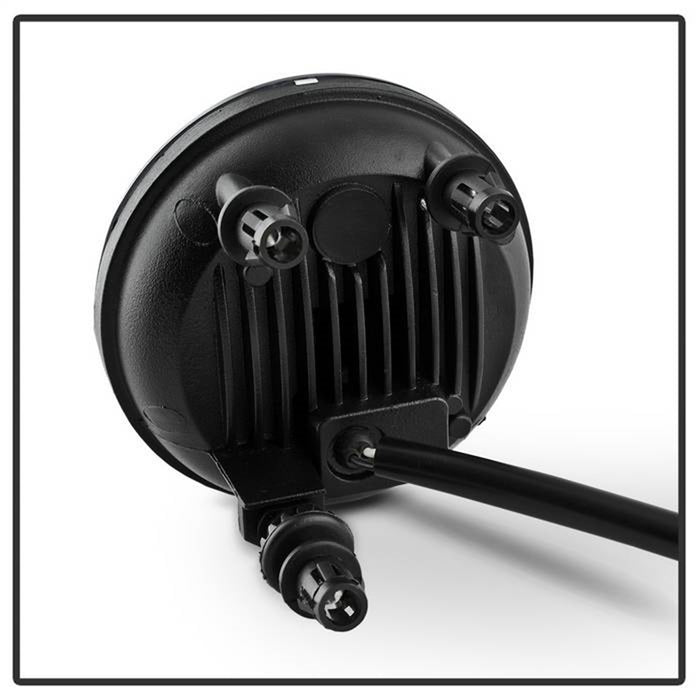Spyder Auto 9043246 LED Fog Lights; w/o Switch; 6W/LED Supply By Osram; - Truck Part Superstore