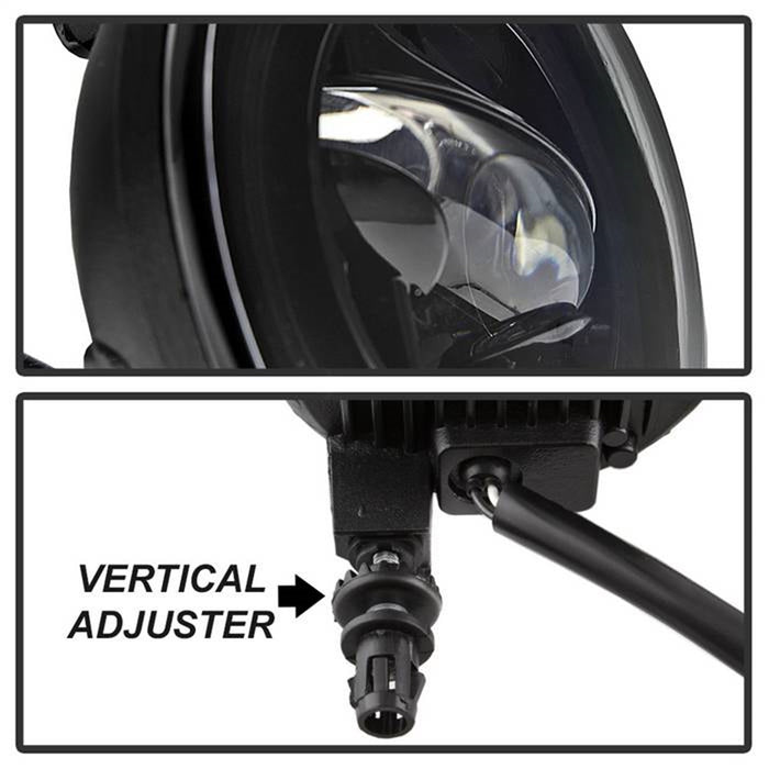 Spyder Auto 9043246 LED Fog Lights; w/o Switch; 6W/LED Supply By Osram; - Truck Part Superstore