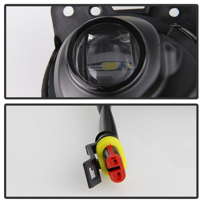 Spyder Auto 9043192 LED Fog Lights; w/Switch; Clear; - Truck Part Superstore