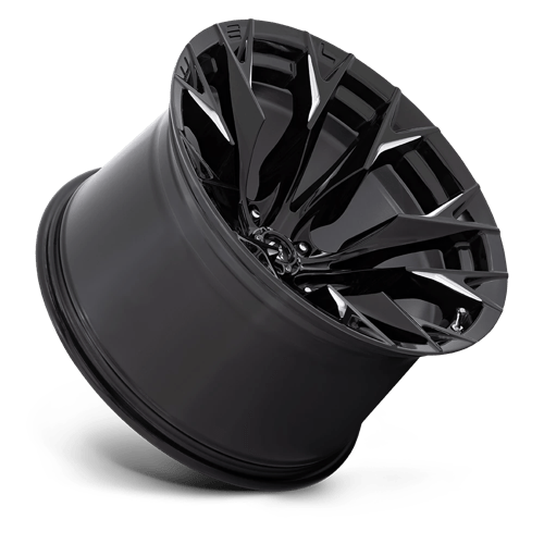 Fuel 1PC D8032020B447 D803 20X12 5X5.5 G-BLK-MILL -44MM - Truck Part Superstore