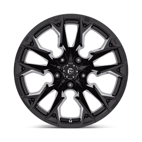 Fuel 1PC D8032020B447 D803 20X12 5X5.5 G-BLK-MILL -44MM - Truck Part Superstore