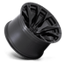 Fuel 1PC D80420207547 D804 20X12 5X5.0 BLK-OUT -44MM - Truck Part Superstore