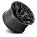 Fuel 1PC D80422207547 D804 22X12 5X5.0 BLK-OUT -44MM - Truck Part Superstore