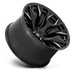Fuel 1PC D80322208447 D803 22X12 6X5.5 G-BLK-MILL -44MM - Truck Part Superstore