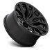 Fuel 1PC D80422008947 D804 22X10 6X135 BLK-OUT -18MM - Truck Part Superstore
