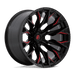 Fuel 1PC D82322208947 D823 22X12 6X135 G-BLK MILL C-RED -44MM - Truck Part Superstore