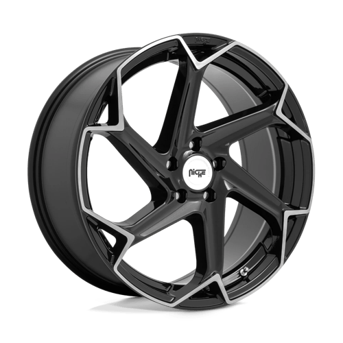Niche 1PC M255209033+38 M255 20X9 5X4.25 GL-BLK-BRSHD 38MM - Truck Part Superstore