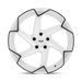 Niche 1PC M2572005F8+27 M257 20X10.5 5X112 G-WHT-BLK 27MM - Truck Part Superstore