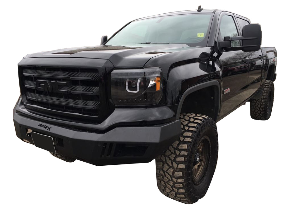 TrailFX FLDB003TI 1 Pc Direct Fit W/O Grille Guard W/O WIn Mnt W/O D-Ring Black Titn Pwd Ctd Steel - Truck Part Superstore